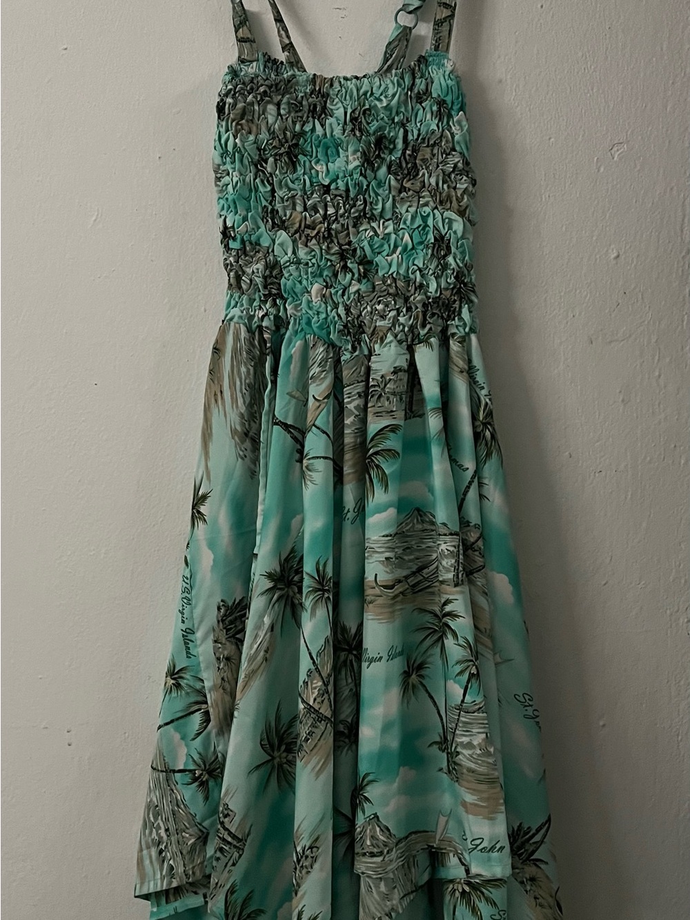 Tropical Dress- virgin island print